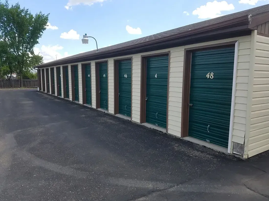 Drive up units at Five Star Storage