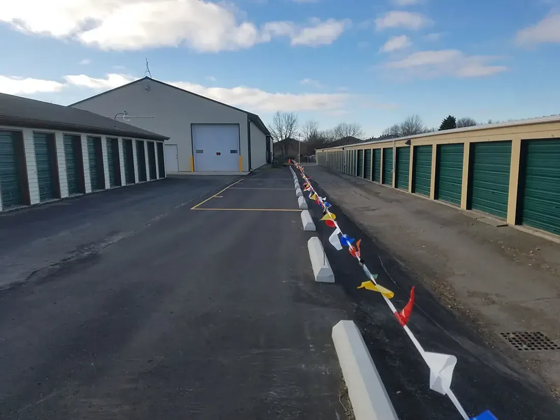 Drive up units at Five Star Storage