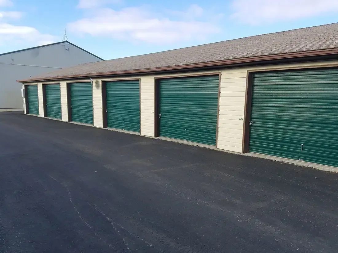 Drive up units at Five Star Storage