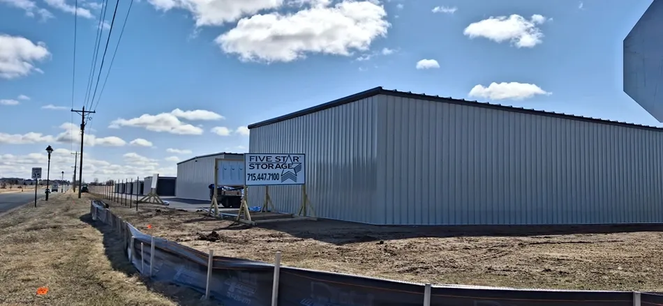 Storage units with roll up doors