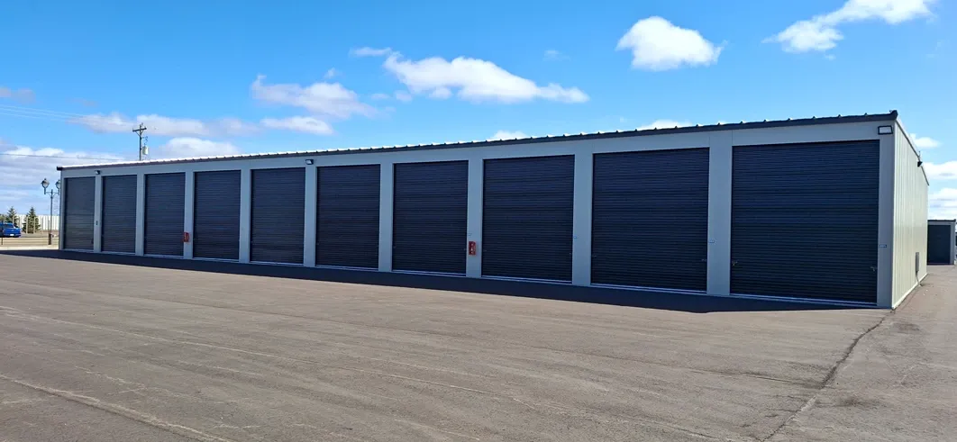 Storage units with roll up doors