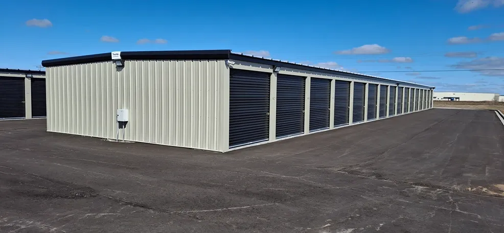 Storage units with roll up doors