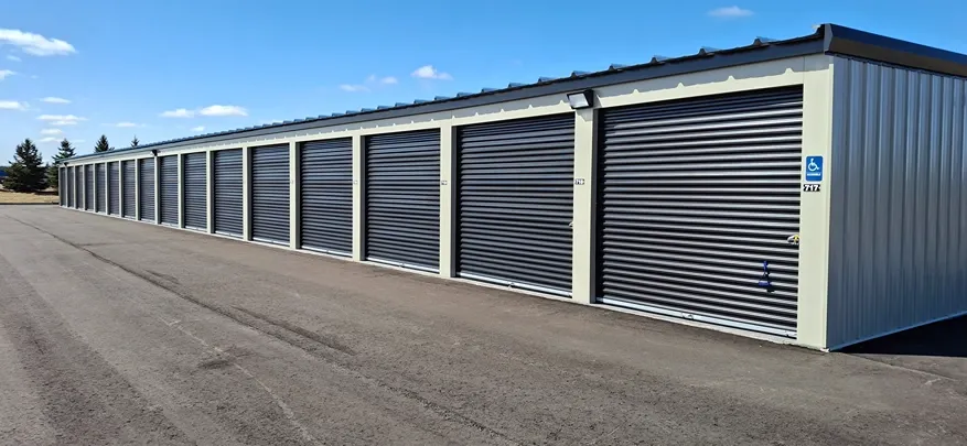 Storage units with roll up doors