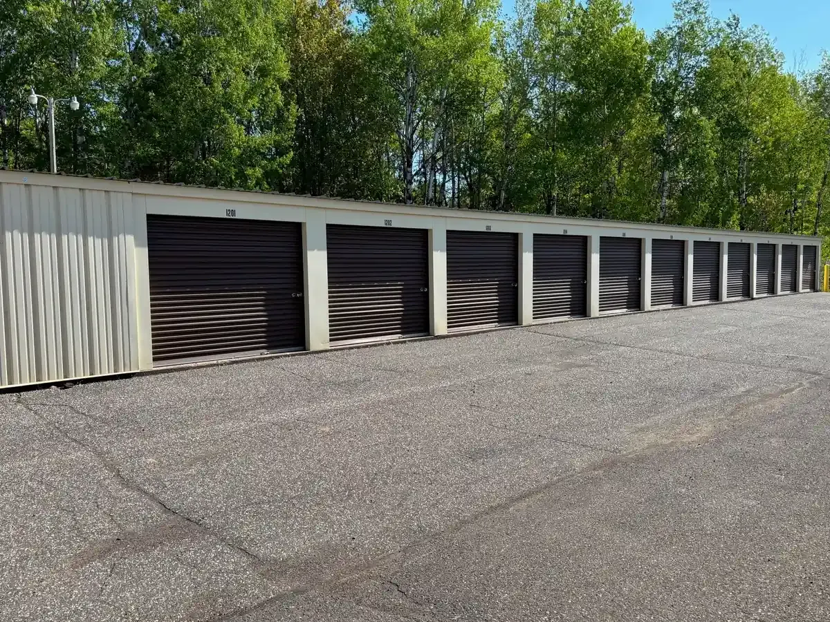 Storage units with roll up doors