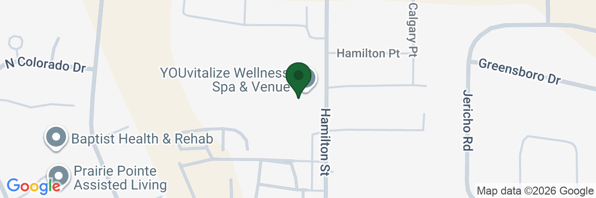 Map showing facility locations