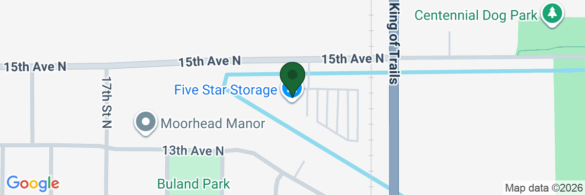 Map showing facility locations