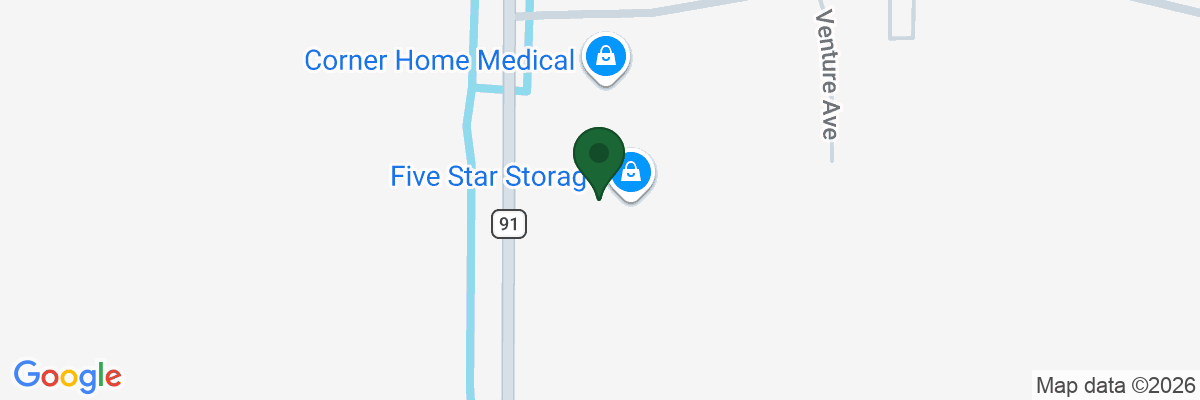 Map showing facility locations