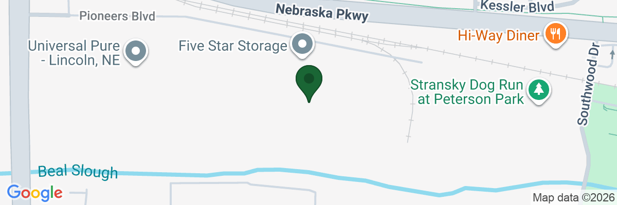Map showing facility locations