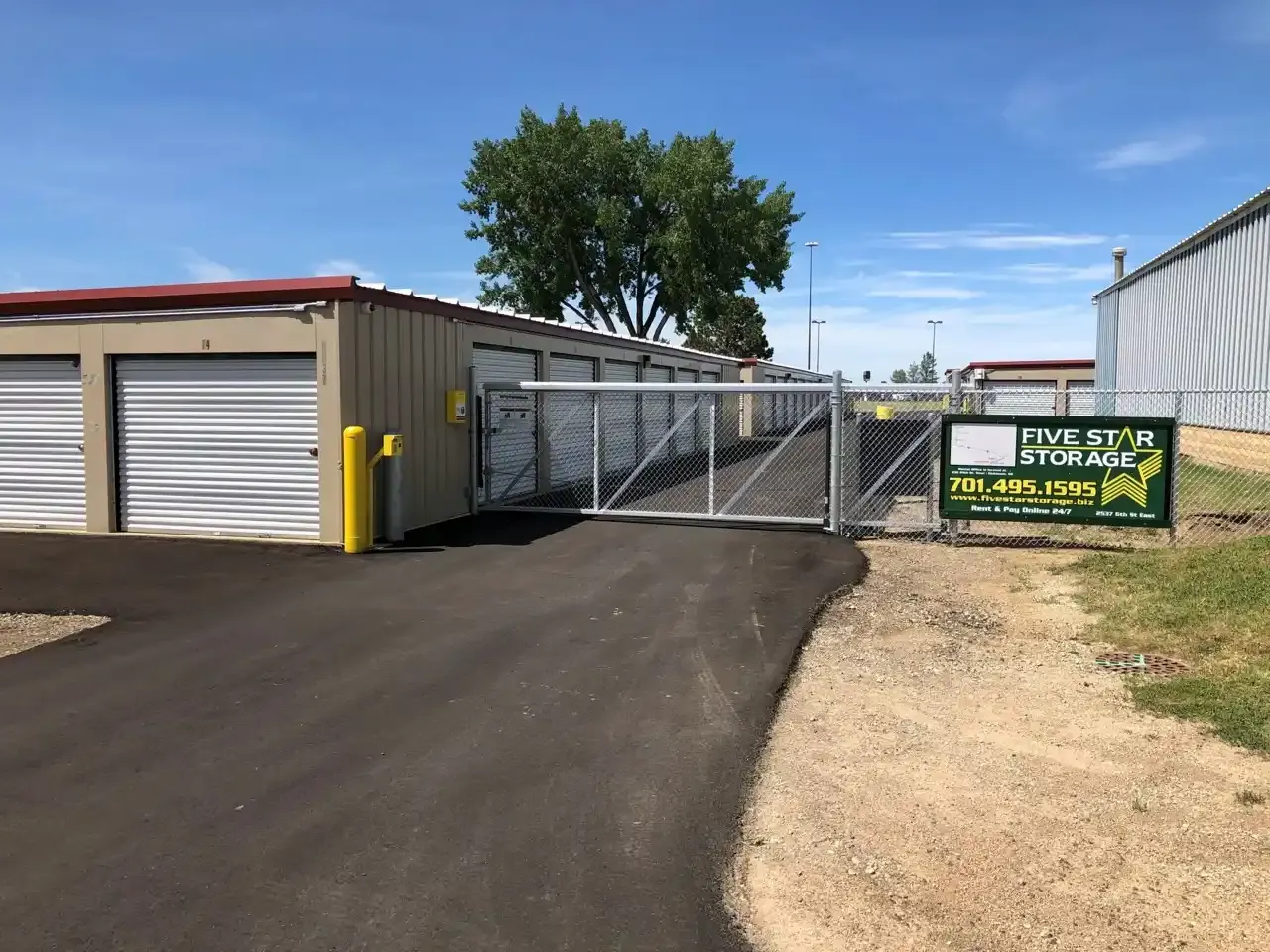 Gated entrance