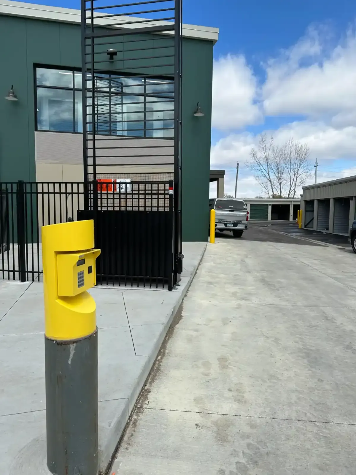 Gated entrance