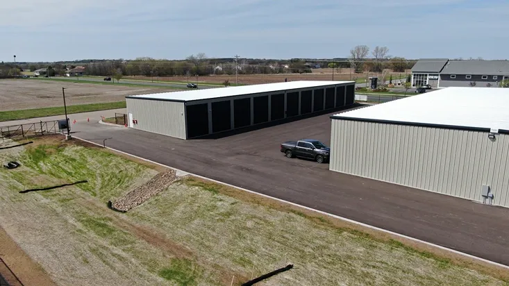 Storage units with roll up doors