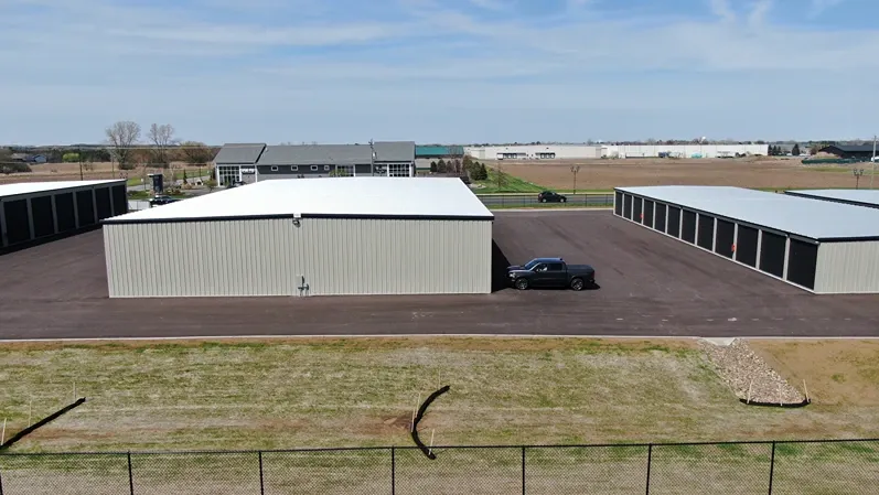 Storage units with roll up doors