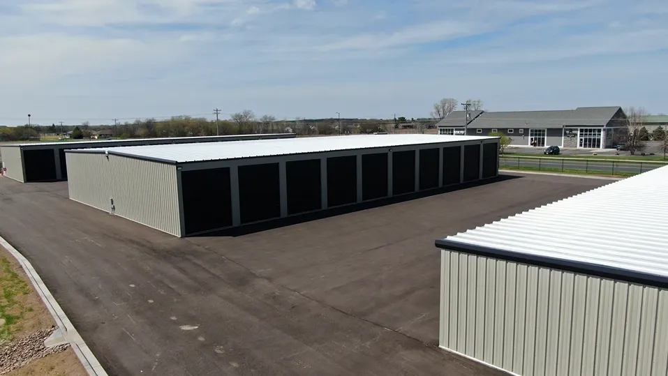 Storage units with roll up doors