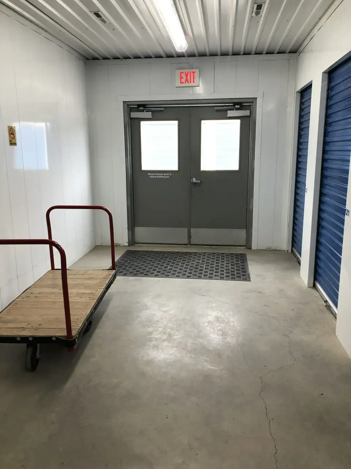 Moving carts at Five Star Storage
