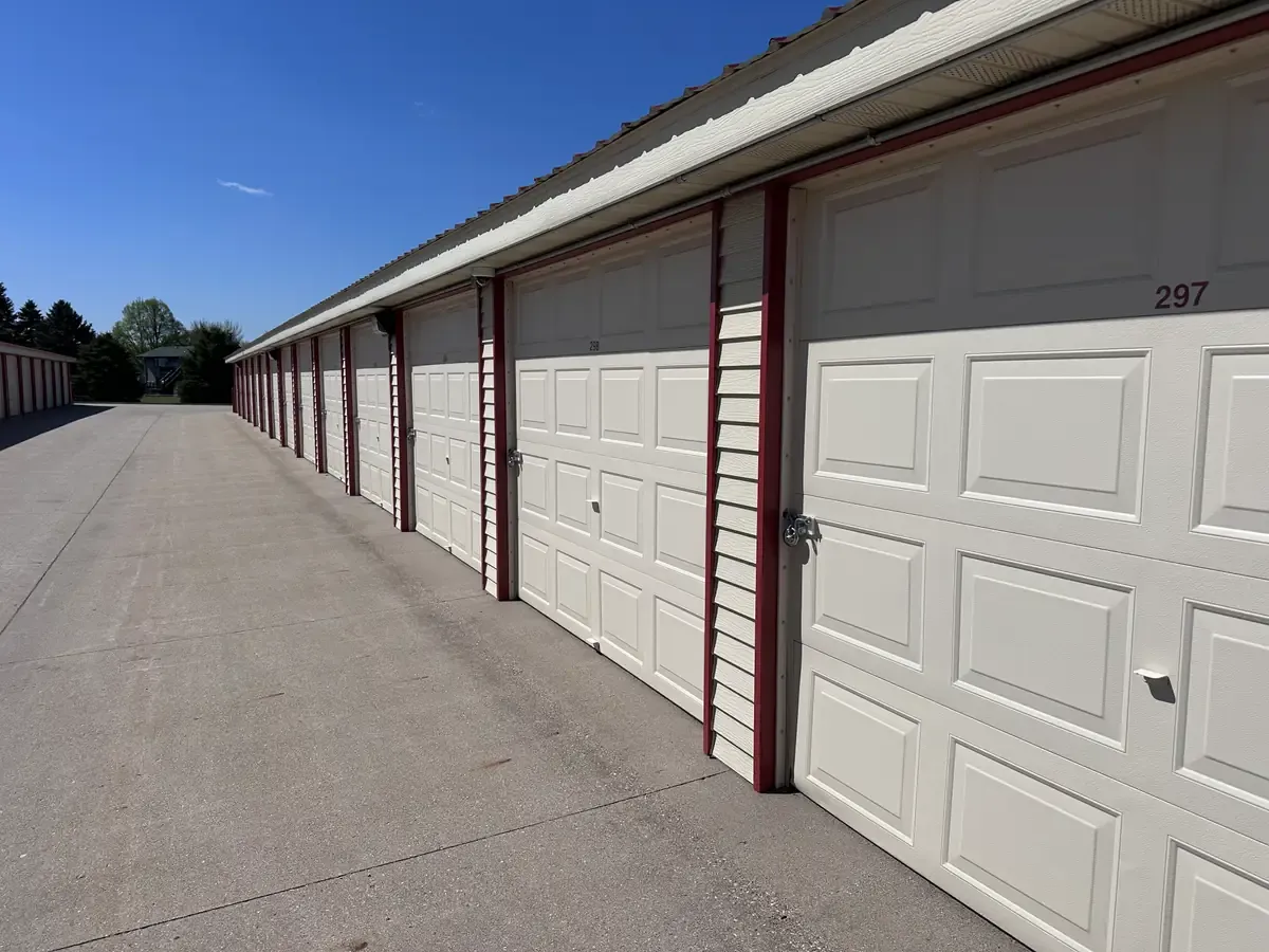 Storage units with roll up doors