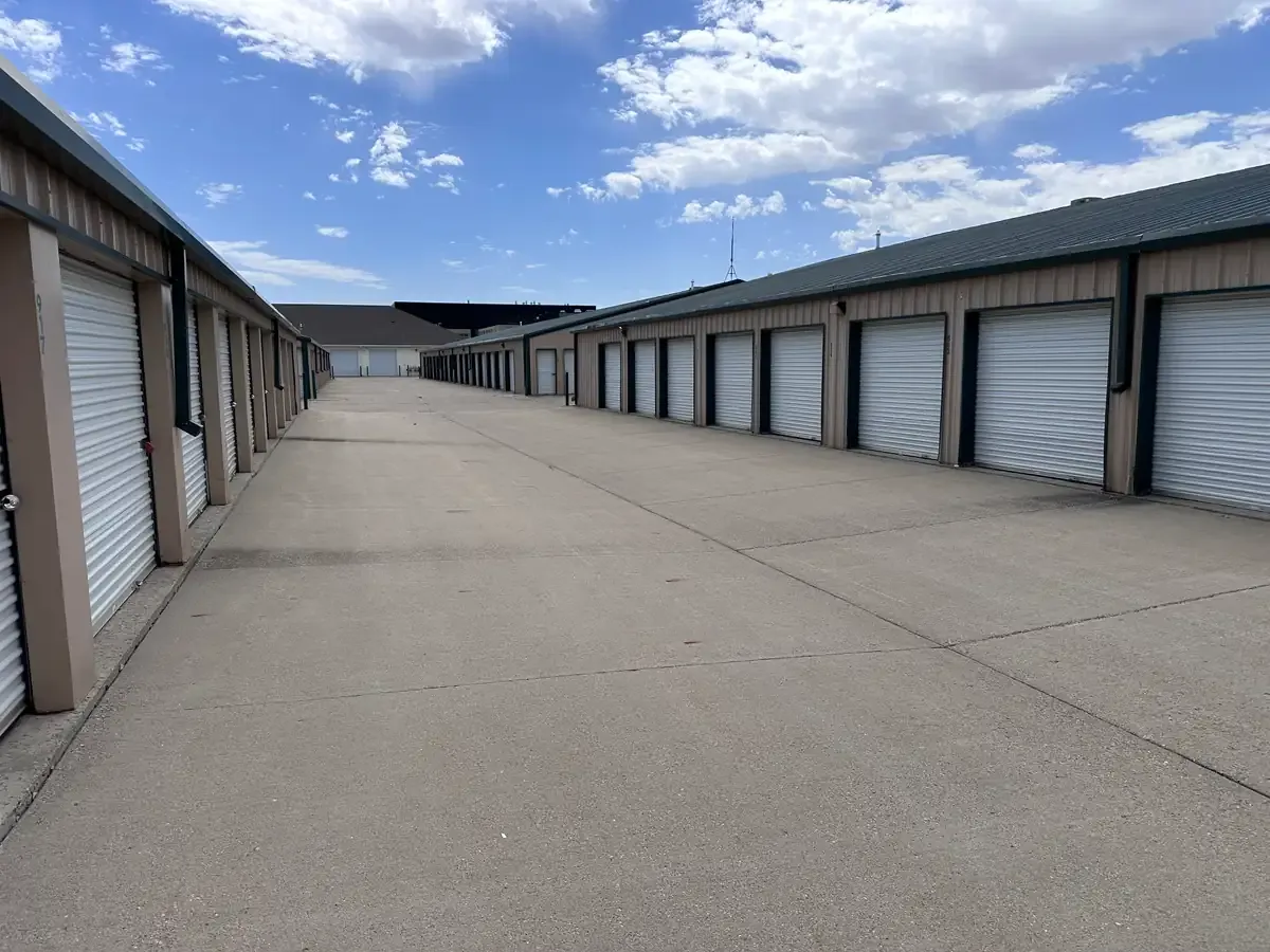 Self Storage units with roll up doors