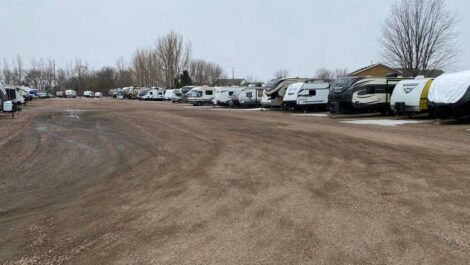 RV, boat, and trailer parking storage at Five Star Storage in Tea, SD.