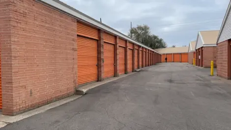 Interior hallway of Five Star Storage - Marshall Ave, featuring clean and well-lit storage units.